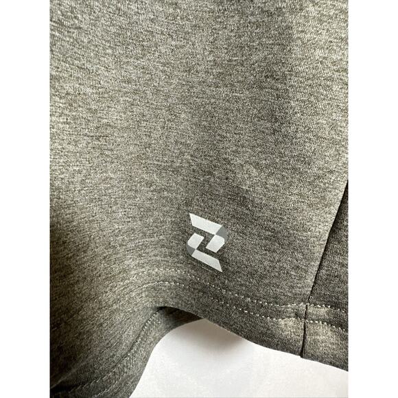 Zelos Pullover Men's Medium Grey 1/4 Zip Activewear Sweatshirt Long Sleeve - Picture 2 of 7